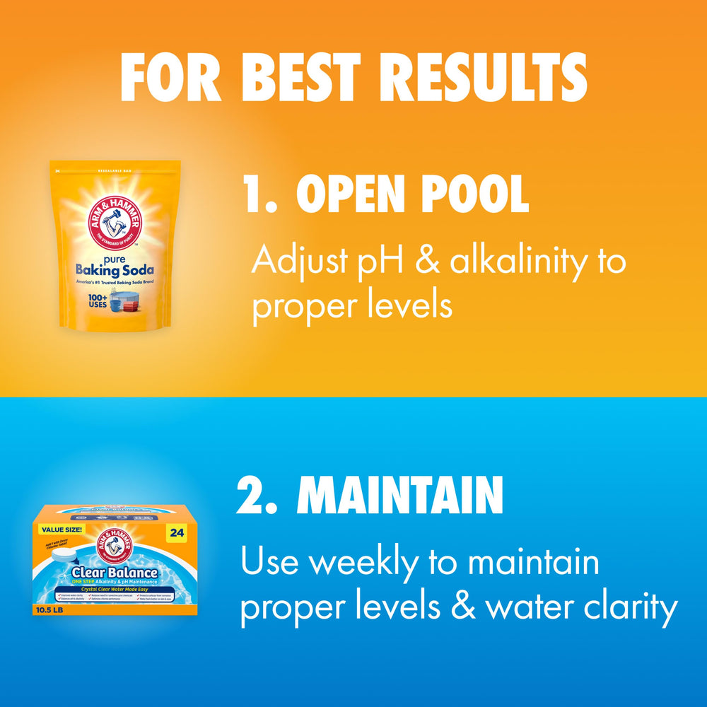 ARM & HAMMER tablet next to ruler displaying compact size and ease