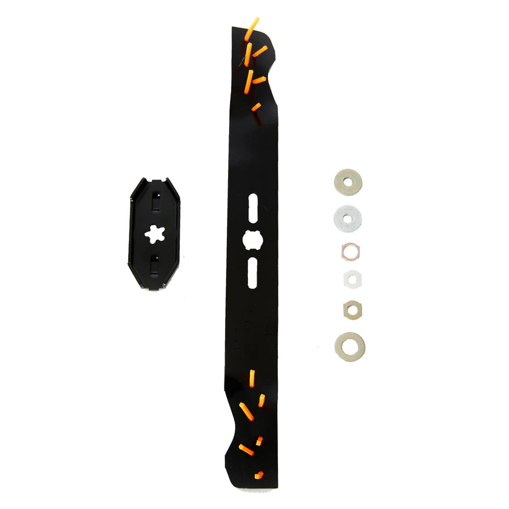 Arnold blade front packaging showing model and fitment benefits