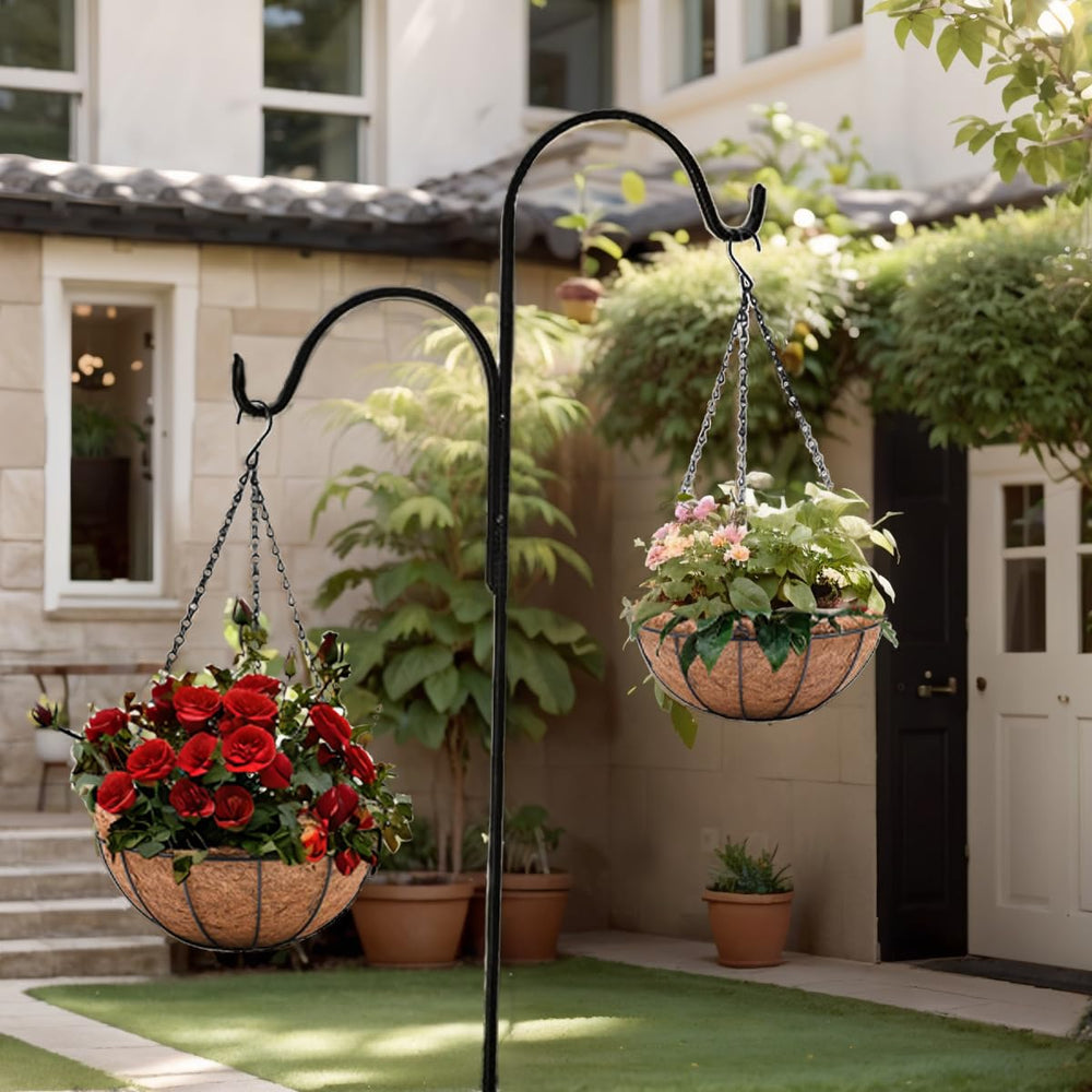 ArtFamy lifestyle porch display with flowers creating welcoming curb appeal