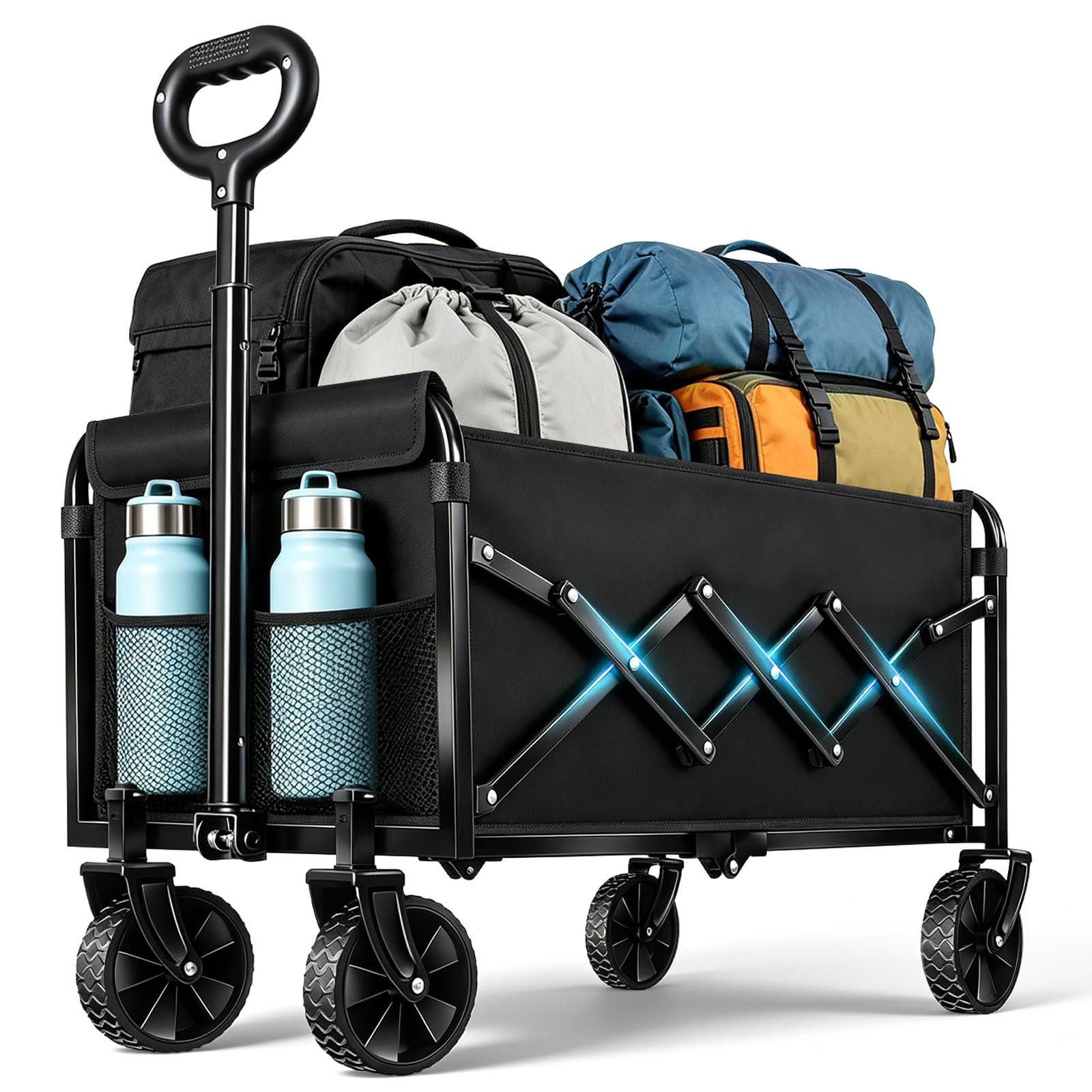 ARTIST'S DREAM front view showing full wagon and easy access benefit