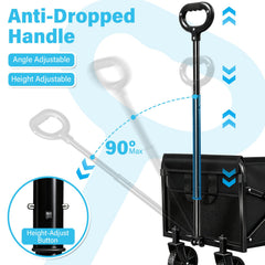 ARTIST'S DREAM adjustable handle demonstrating ergonomic pulling benefit
