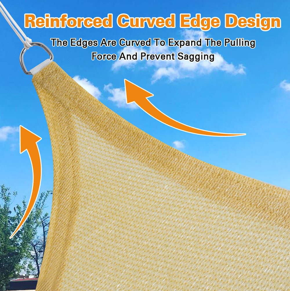 Artpuch tight HDPE weave fabric close-up showing breathable sun protection