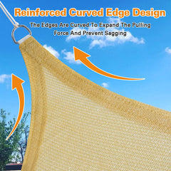 Artpuch tight HDPE weave fabric close-up showing breathable sun protection
