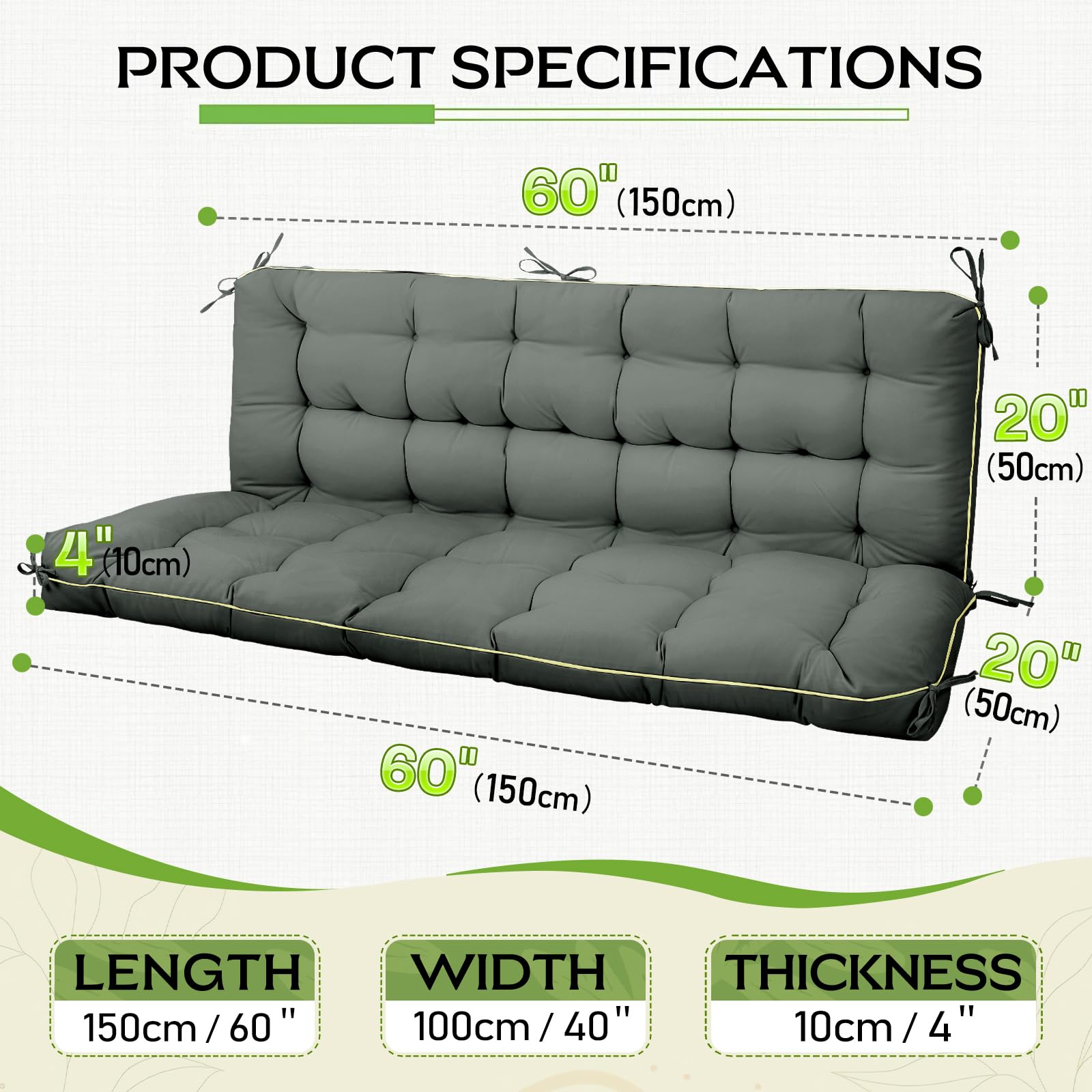 AS AWESLING lifestyle porch scene with cushion enhancing outdoor seating comfort