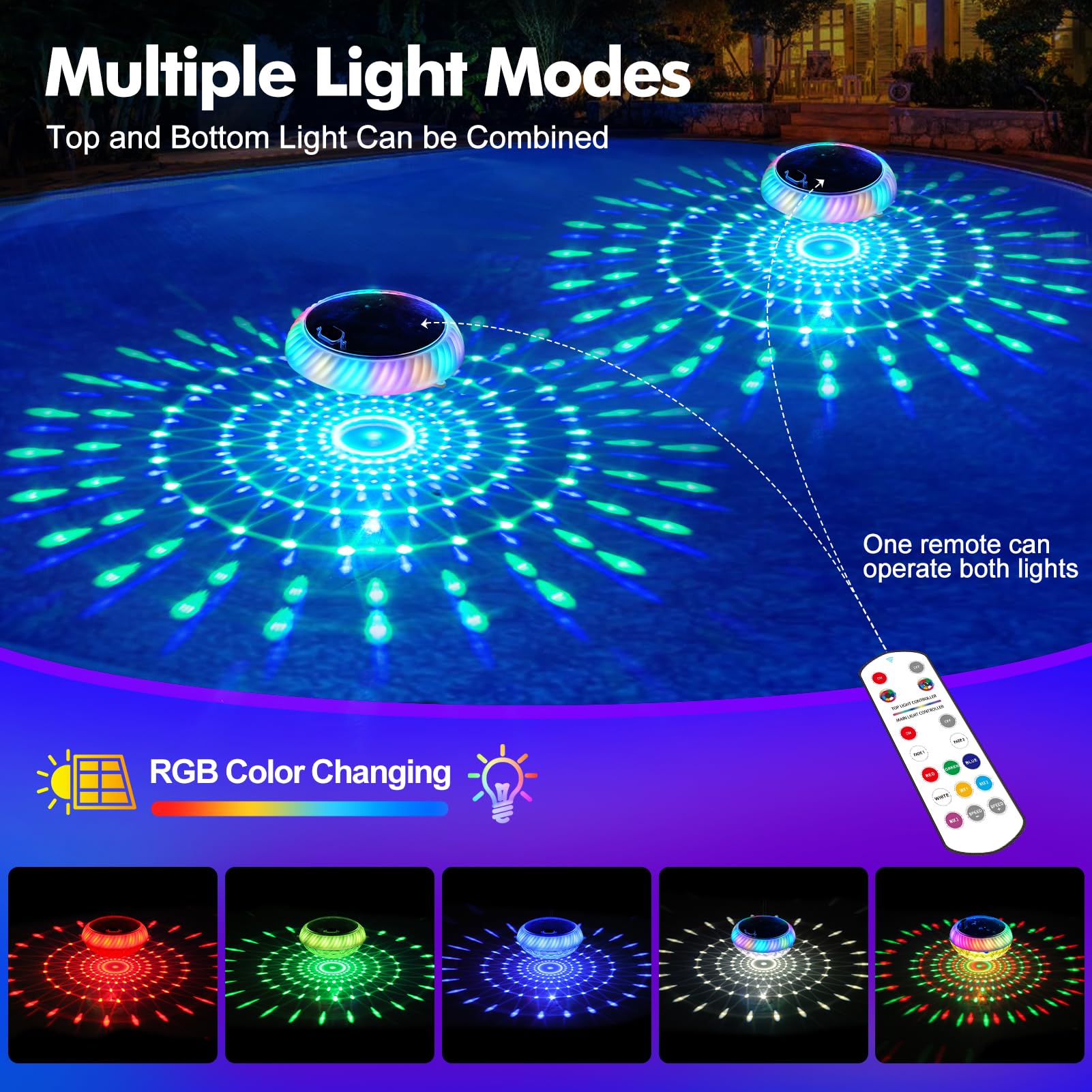 Askyli LED close-up diffuser highlighting dual LEDs and clear color effects