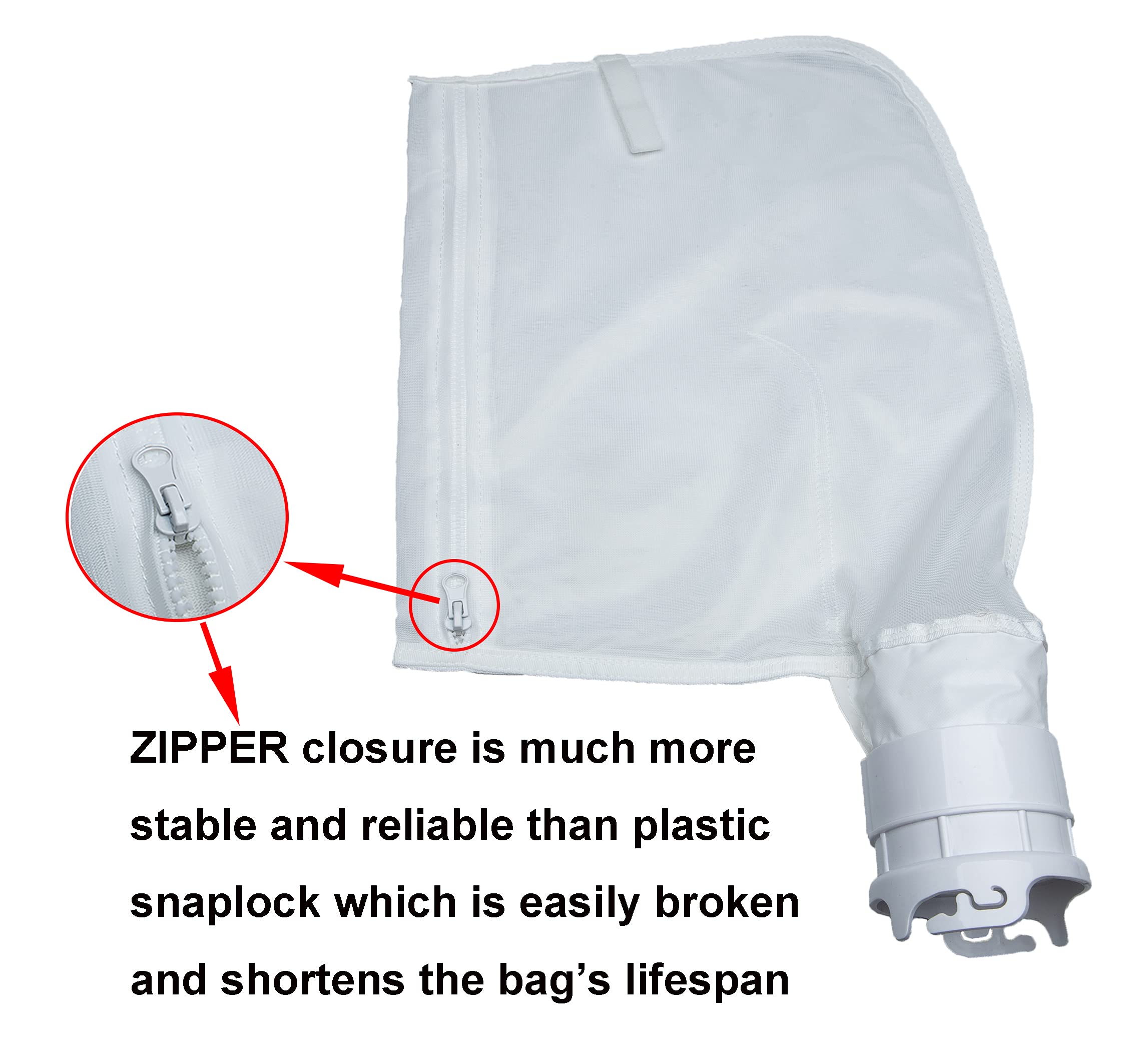 ATIE bag next to OEM bag size comparison showing 50% larger capacity benefit