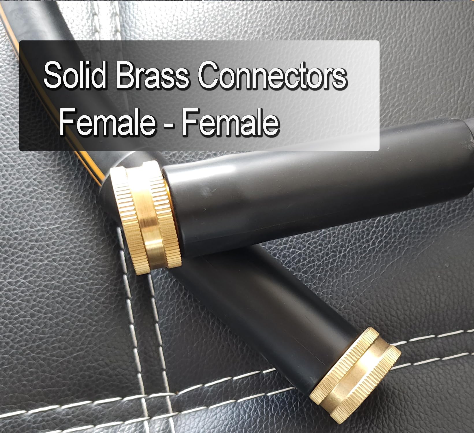Atlantic close-up of solid brass connector for leak-free durability