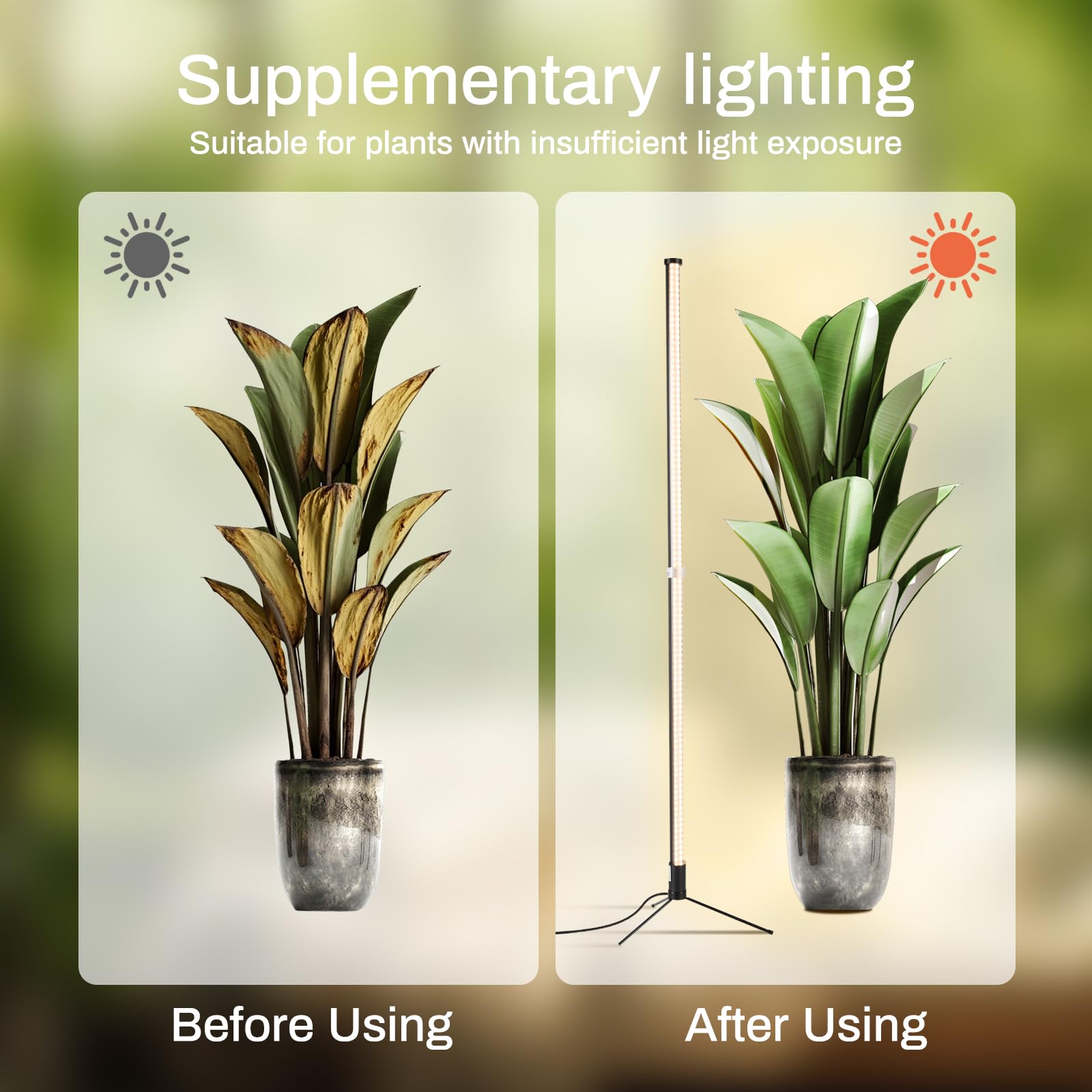 Atmel tripod base demonstrating stable support for tall plants