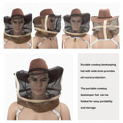 AukBeeFun side profile with brim keeping mesh away from face for visibility