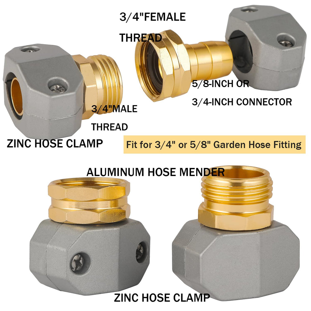 AuySier zinc clamp and stainless screw texture showing rust-resistant durability