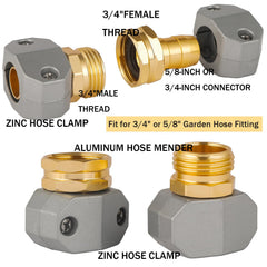 AuySier zinc clamp and stainless screw texture showing rust-resistant durability