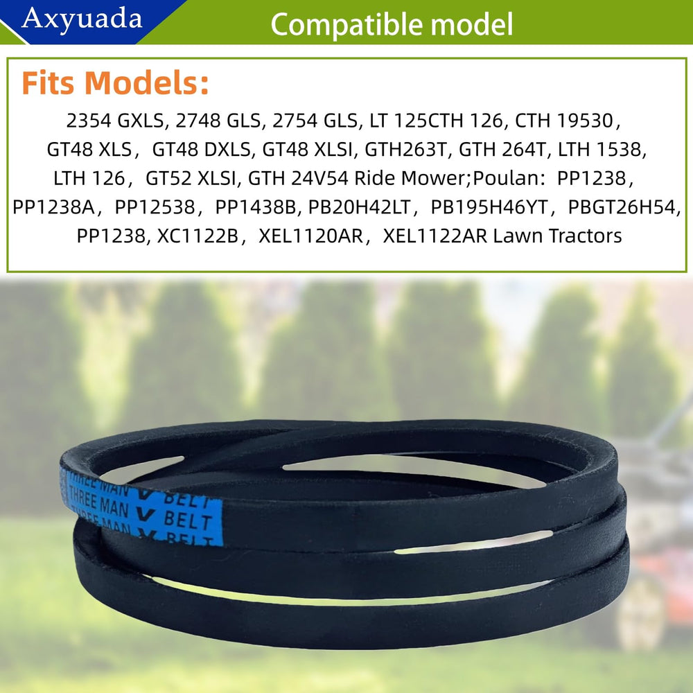 Axyuada belt laid flat showing the full 1/2 inch by 90 inch length for accurate sizing