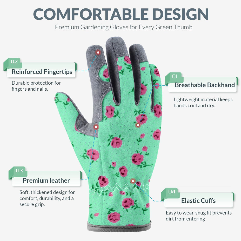 Baidast gloves worn while pruning roses offering thorn protection and control