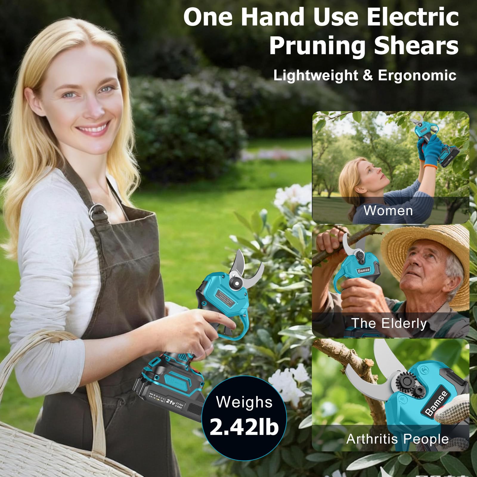 Bamse held in hand for scale to show compact size and comfortable handling