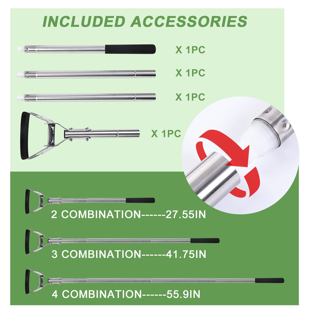 BARAYSTUS telescoping handle lock detail showing secure adjustment and stability benefit