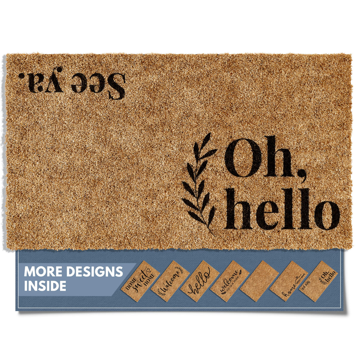 Barnyard Designs front view showing bold Oh Hello design and clear welcome message