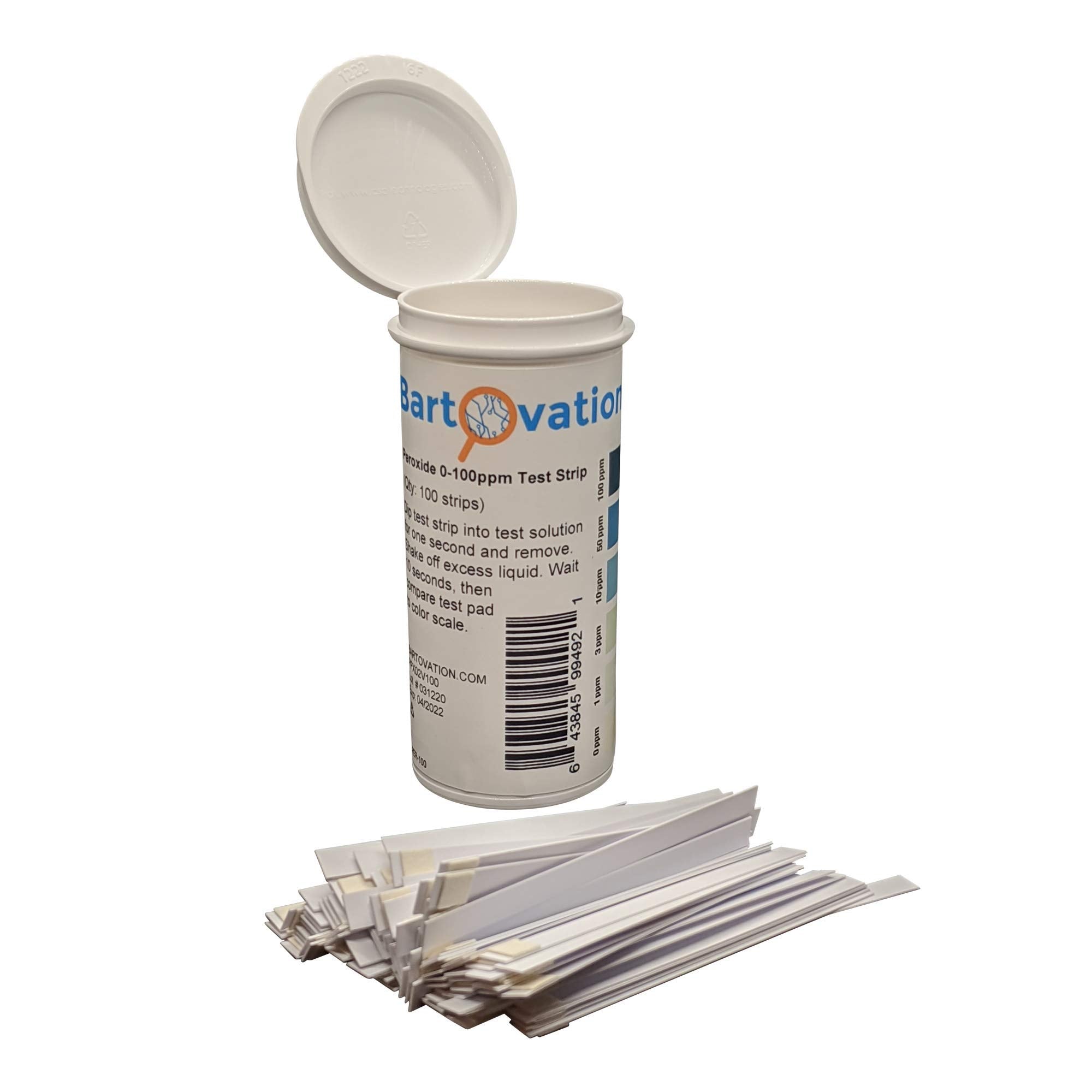 Bartovation strip used at a poolside demonstrating practical peroxide monitoring benefit