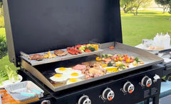 BBQ Future close-up of 304 stainless steel construction for durability