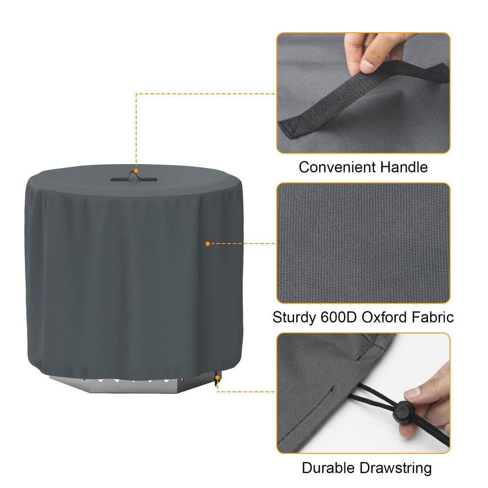 BBQ-PLUS lid used as tabletop on cooled Bonfire, provides extra surface