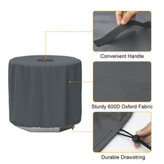 BBQ-PLUS lid used as tabletop on cooled Bonfire, provides extra surface
