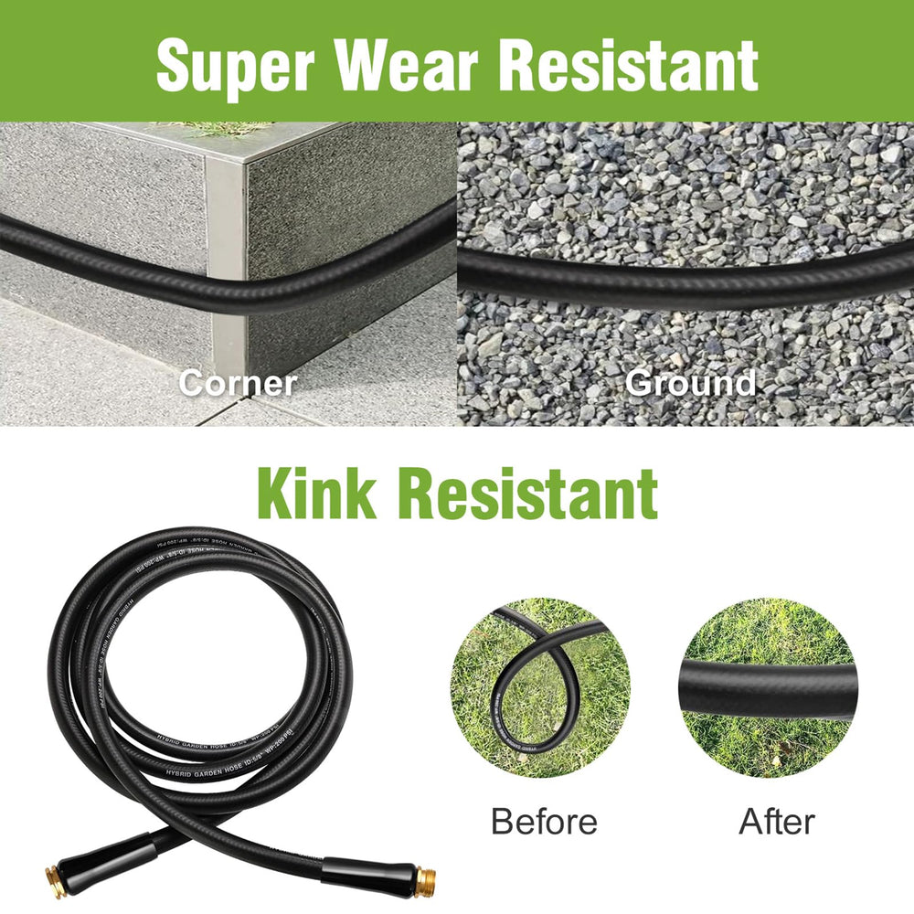 beitopamz hose next to measuring tape showing true 150 ft length benefit