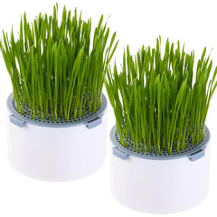 BENPIN front view of two planters showing compact, clean design and ease