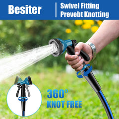 Besiter 10-function sprayer detail showing versatile spray pattern control