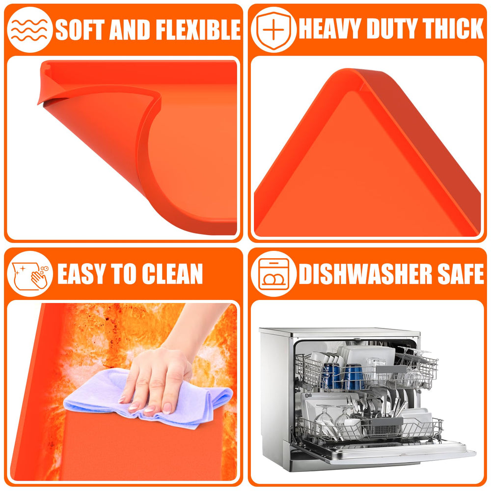BESSIO mat being rinsed in sink illustrating dishwasher-safe easy cleaning