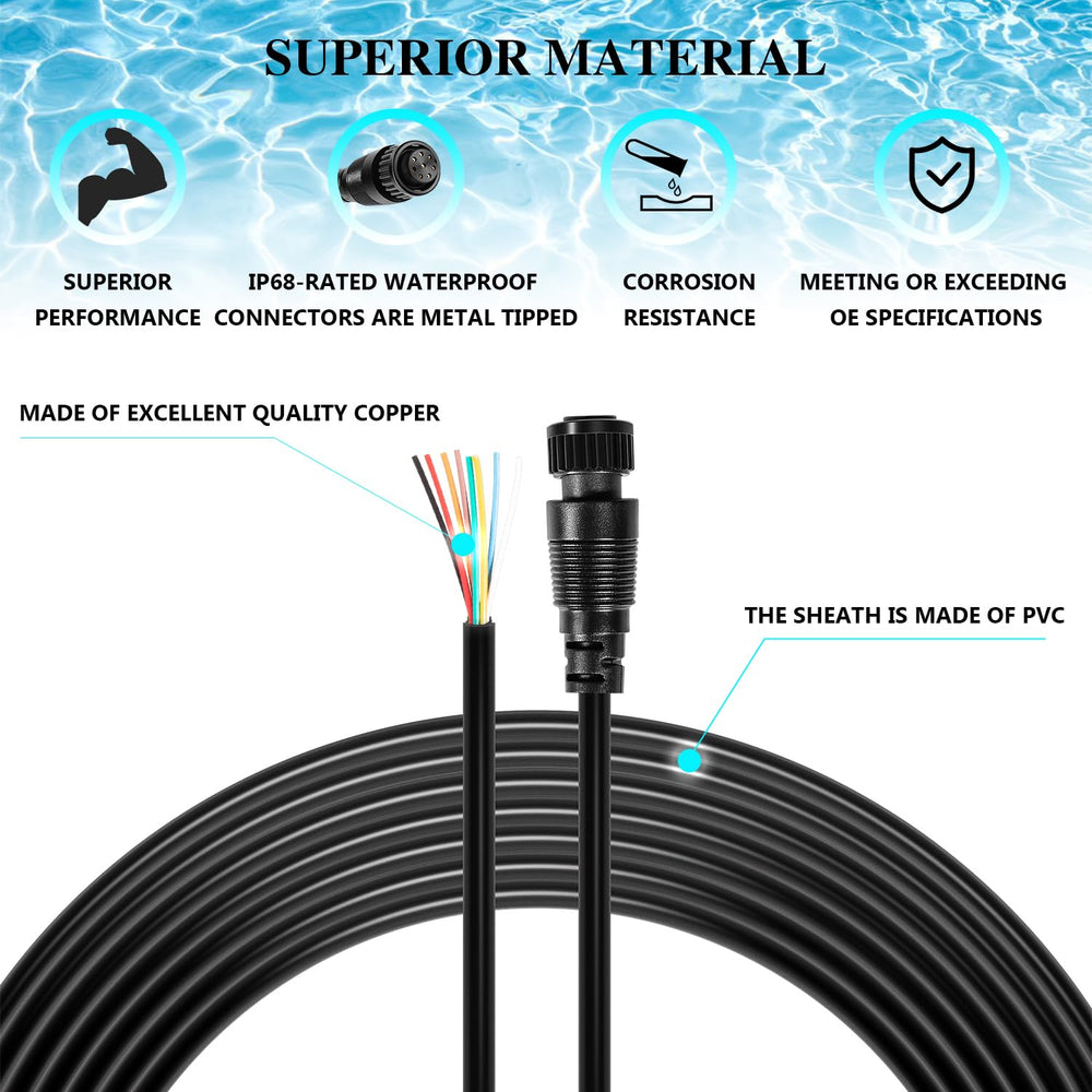 besttruck cable installed on pump showing secure, sealed connection