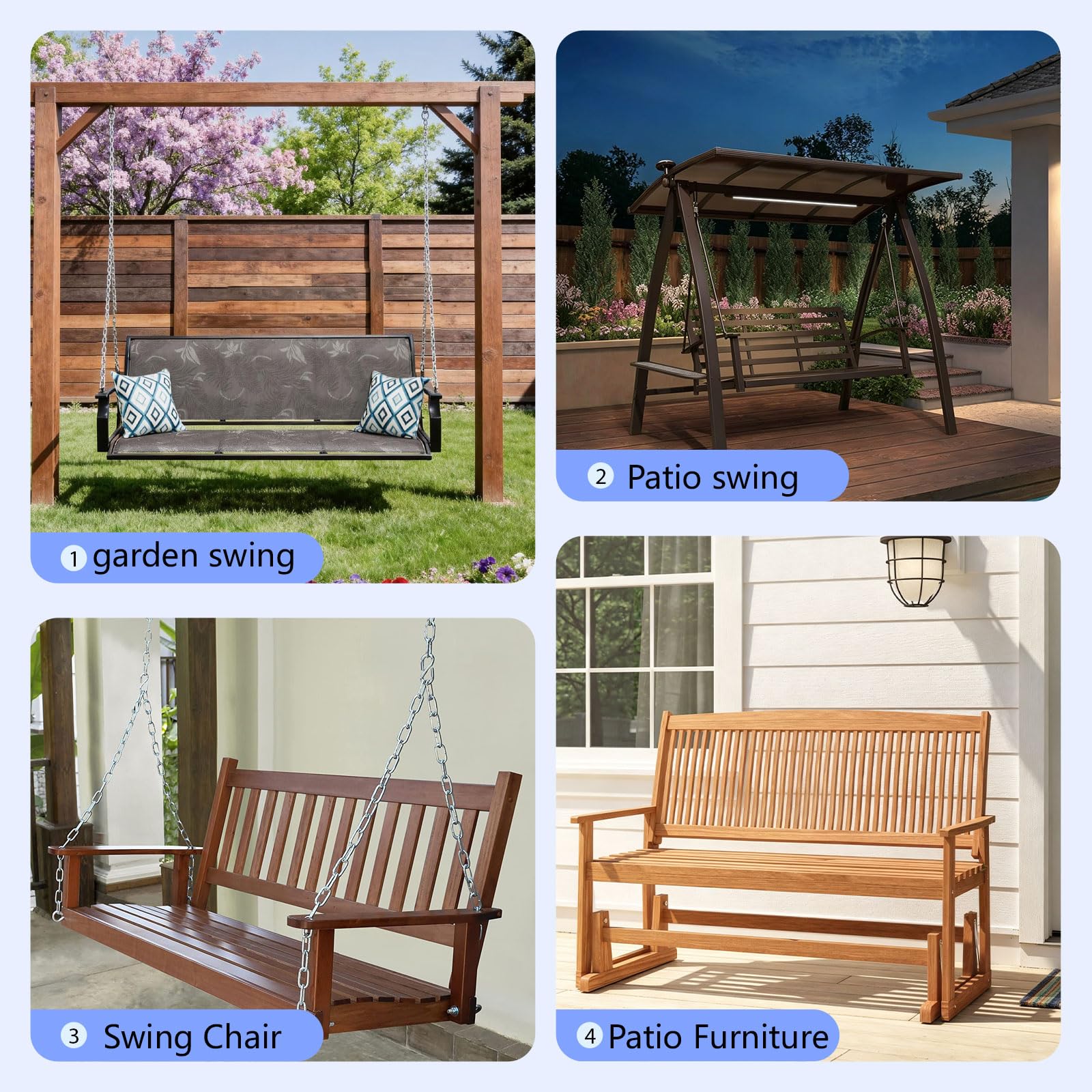 BFWHQ lifestyle image on patio with family relaxing and durable comfort