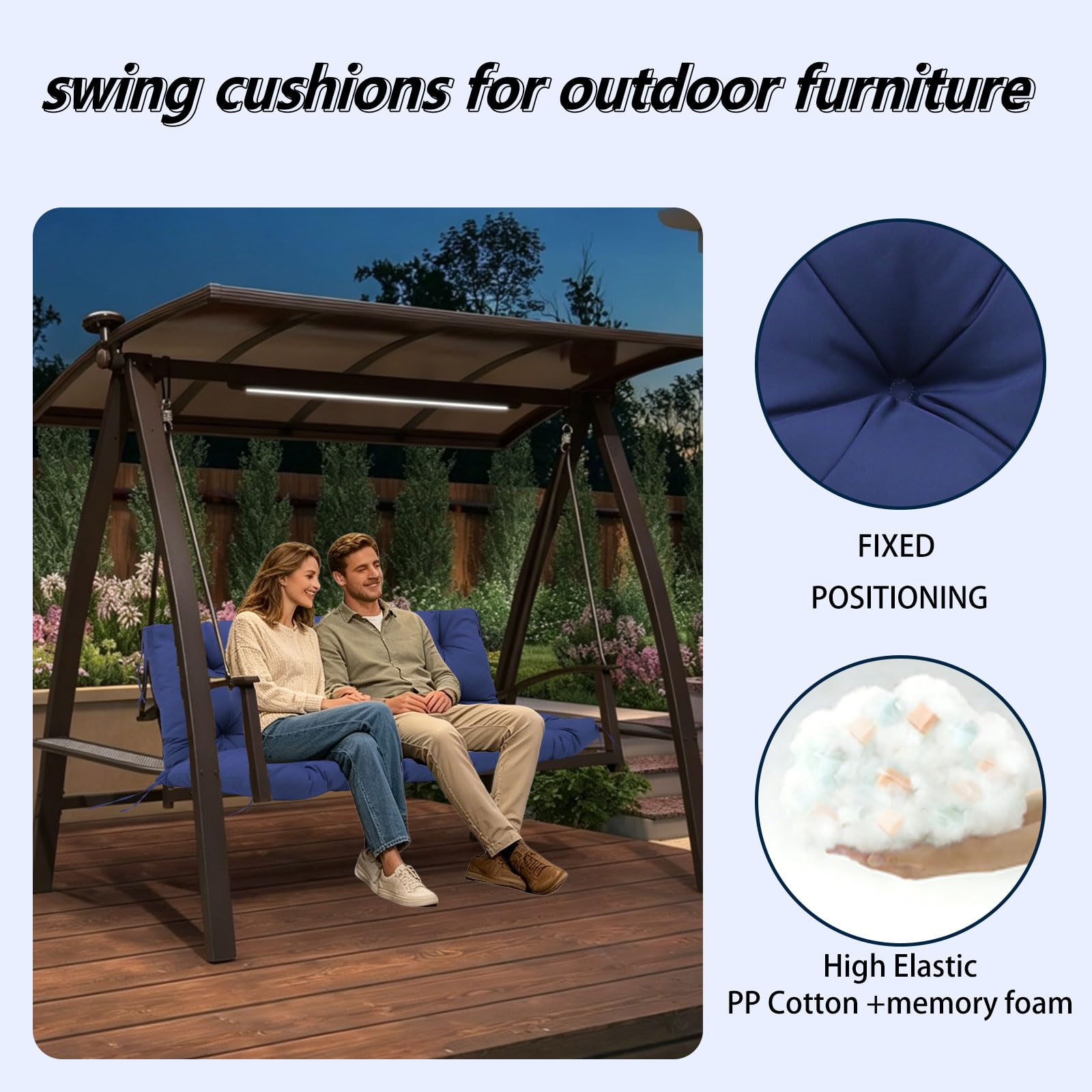 BFWHQ side profile highlighting the 5-inch thickness for plush support