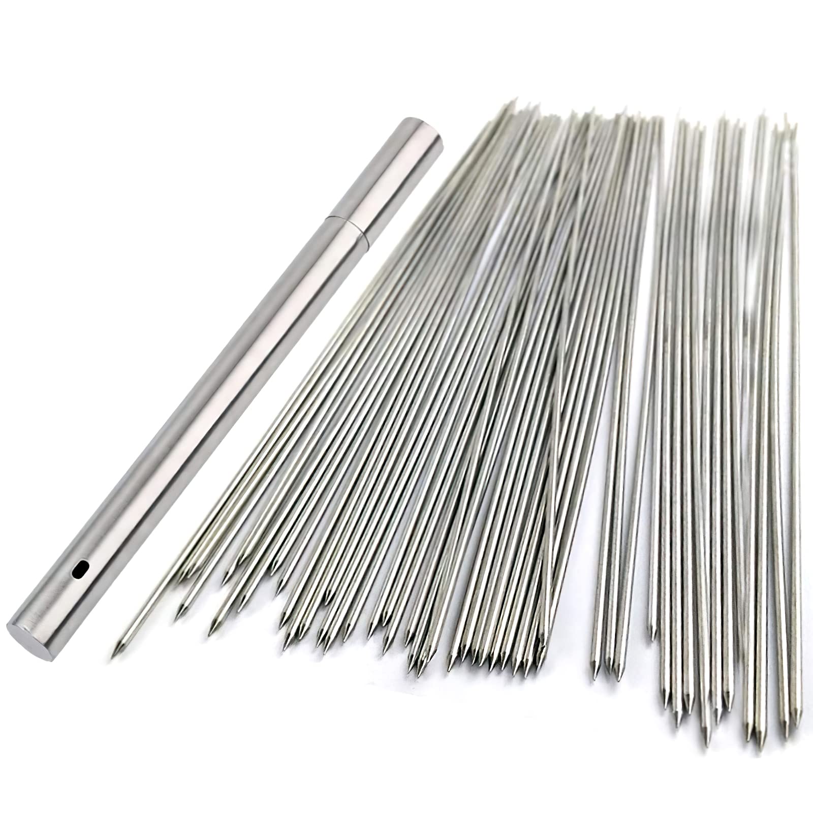 BIGOTTERS front view of 100-piece skewer pack showing size and quantity benefit