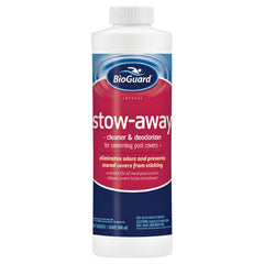 BioGuard Stow Away front label showing product and storage benefit