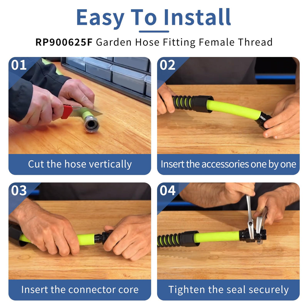 BISAYETL RP900625F in garden hose setup demonstrating quick DIY repair and longevity