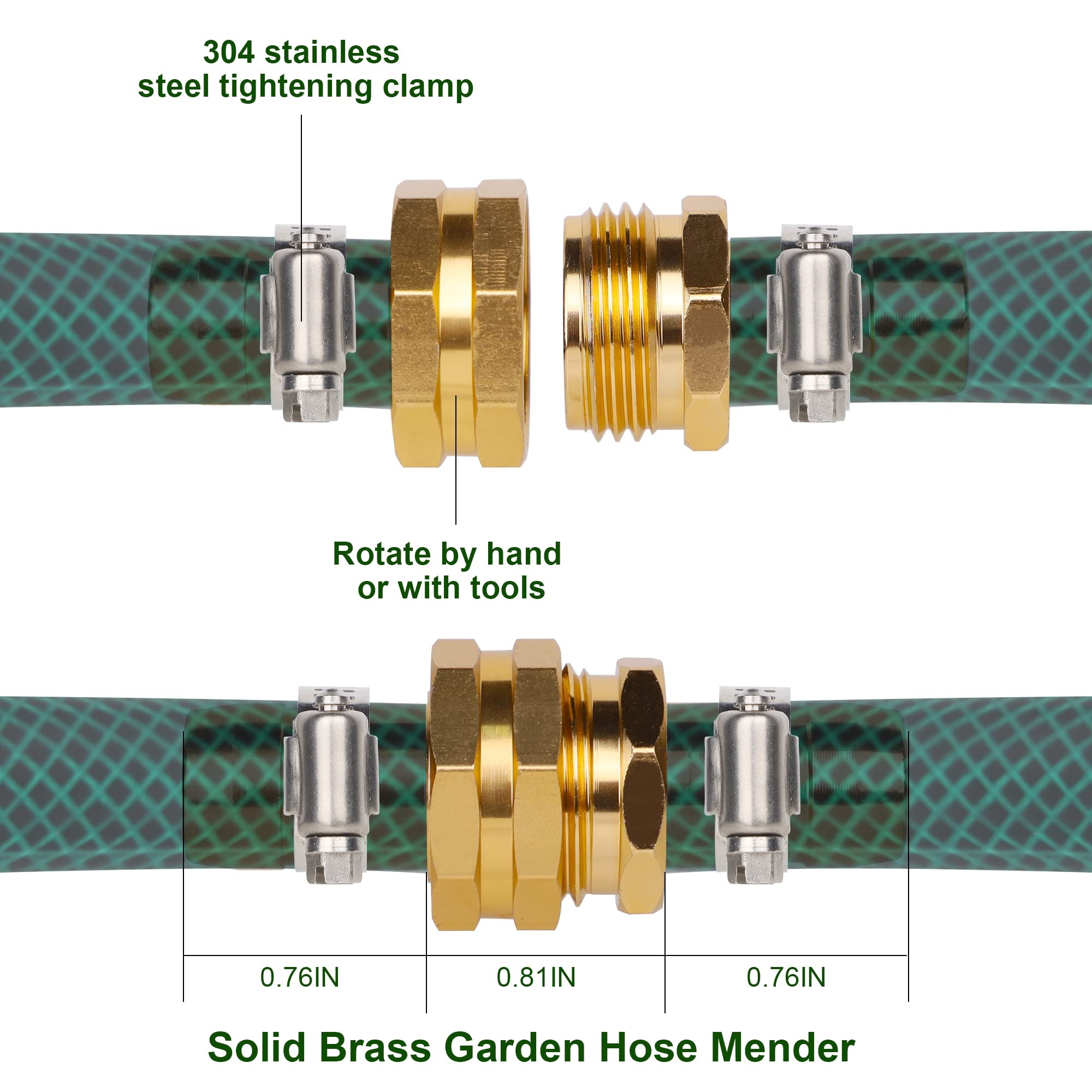 Biswing close-up of aluminum barb highlighting corrosion resistance