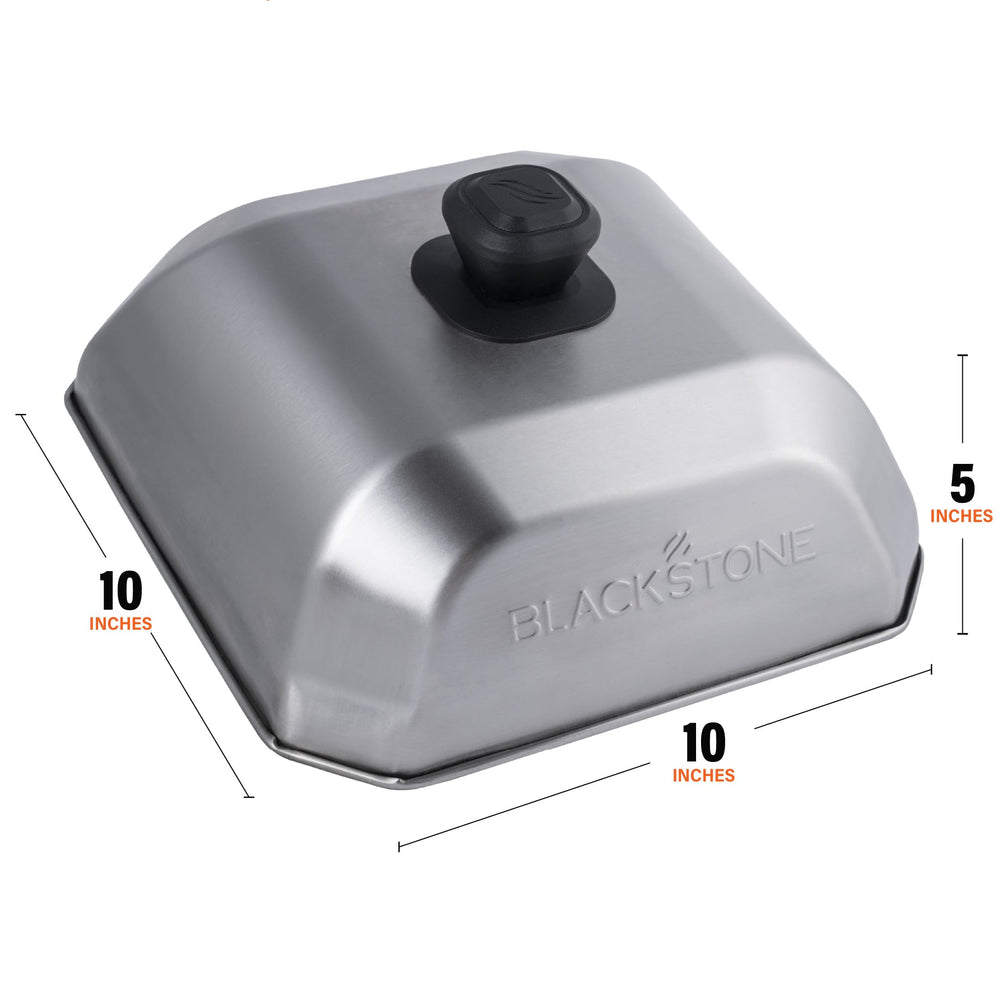 Blackstone underside seam detail showing durable stainless construction