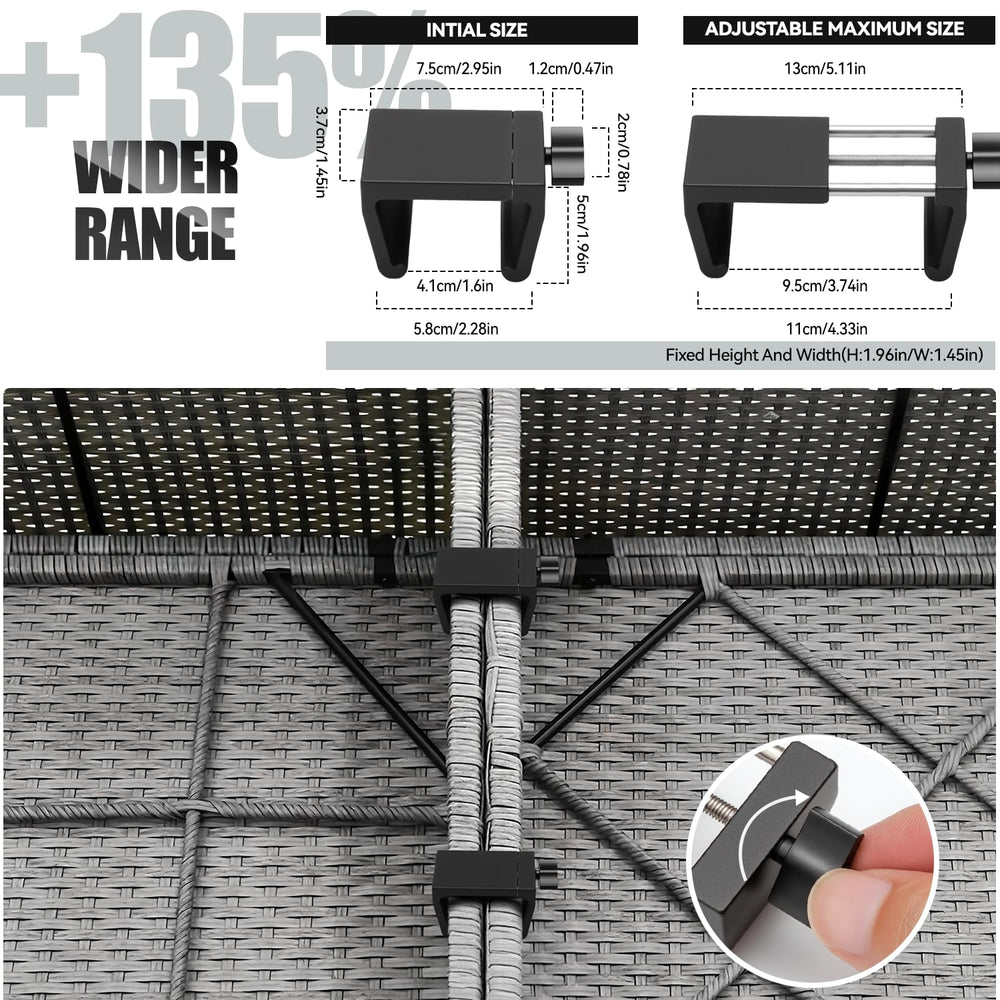 Blasoul twist knob detail illustrating easy tool-free tightening and secure lock