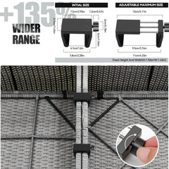 Blasoul twist knob detail illustrating easy tool-free tightening and secure lock