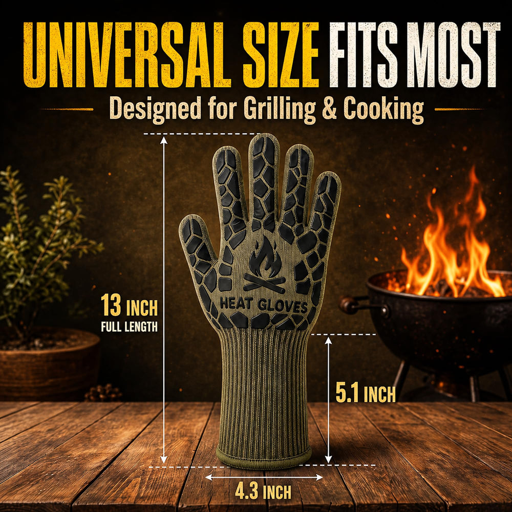 BLUESTEER glove beside hand for clear size and scale guidance