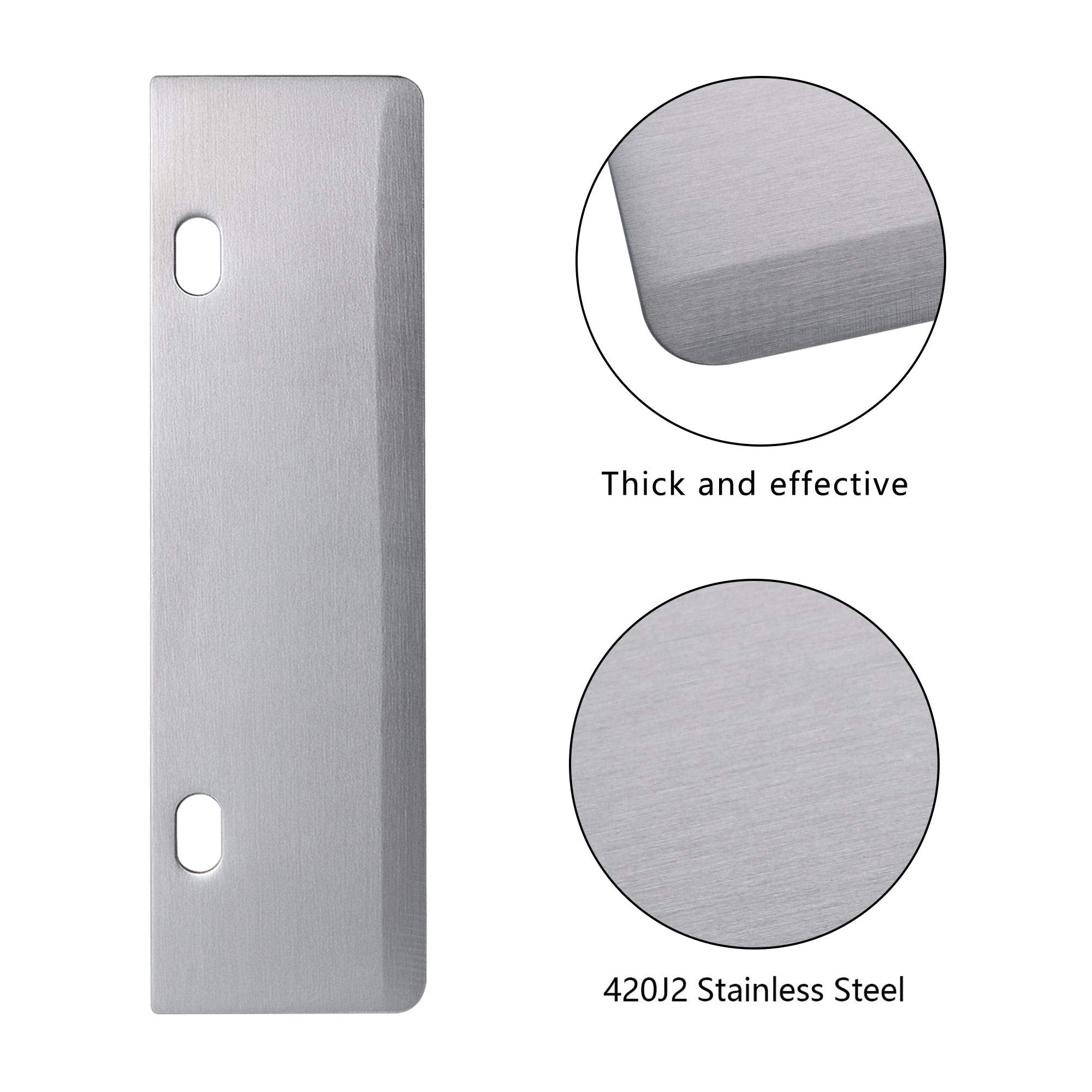 BOLEXINO blades beside ruler showing six-inch length for accurate size comparison