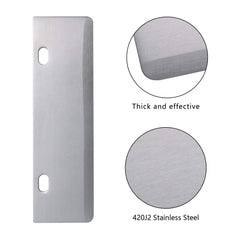BOLEXINO blades beside ruler showing six-inch length for accurate size comparison