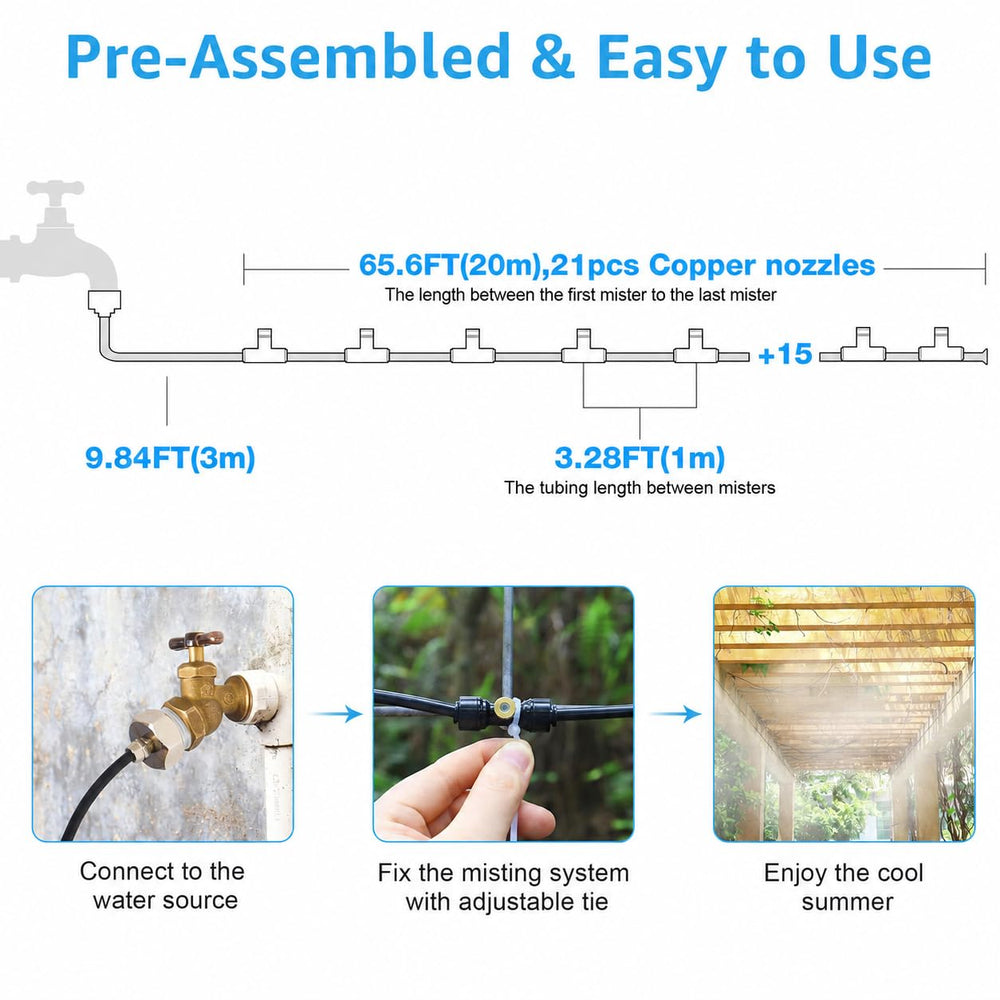 Bonviee brass nozzle closeup highlighting precision spray and durable material