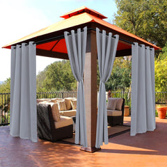 BONZER front panel showing full curtain and finished look, adds weather protection