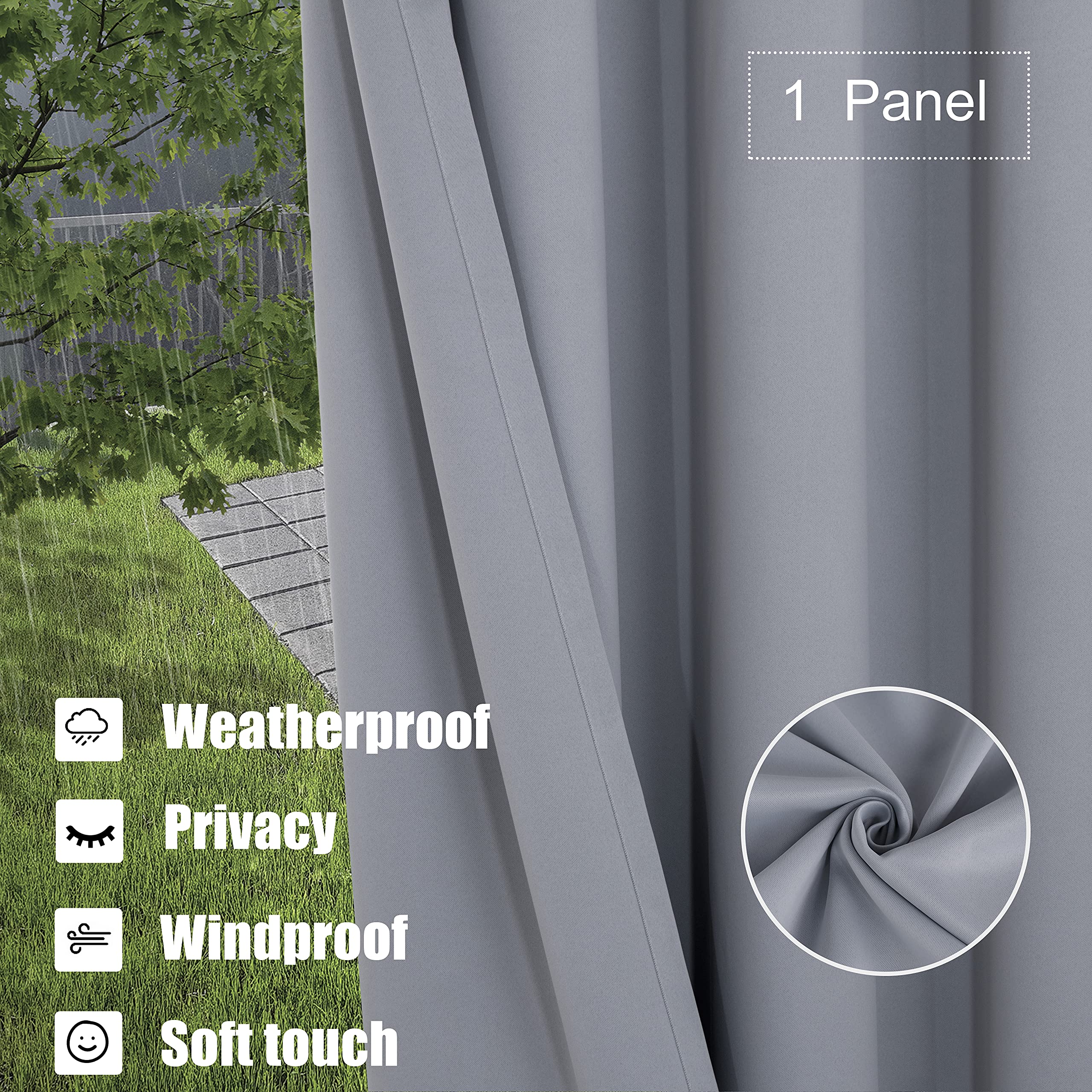 BONZER rustproof grommet close-up with easy hanging benefit and durability