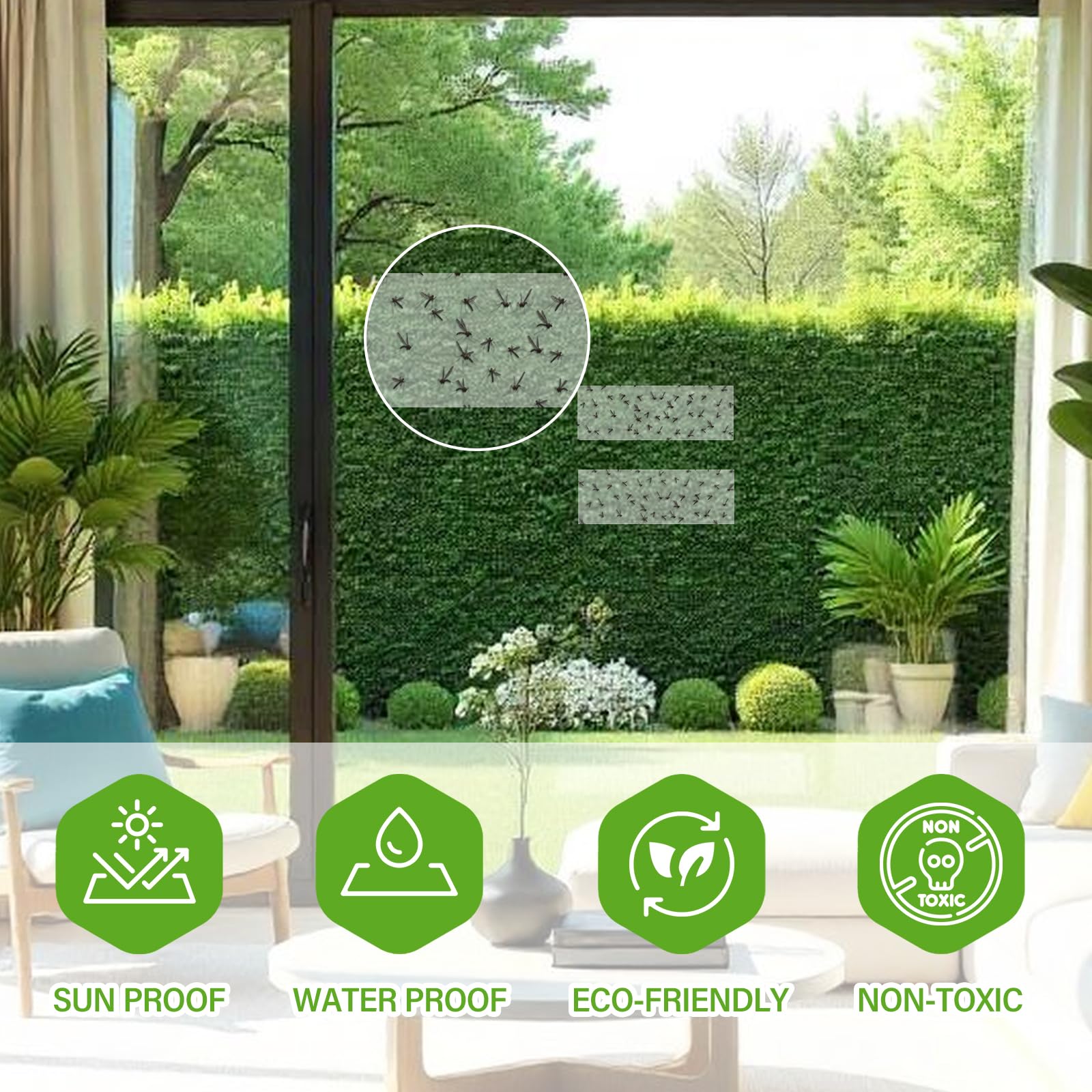 Boromine label close-up highlighting non-toxic, residue-free adhesive