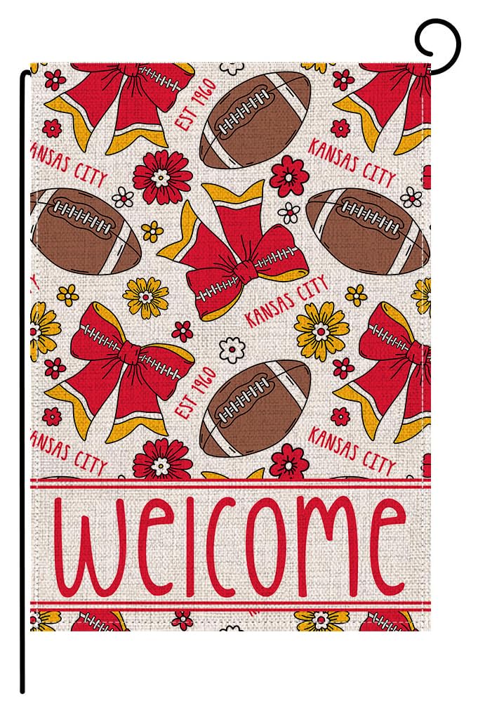 BOSTEPY front view flag showing Kansas City design and welcoming curb appeal