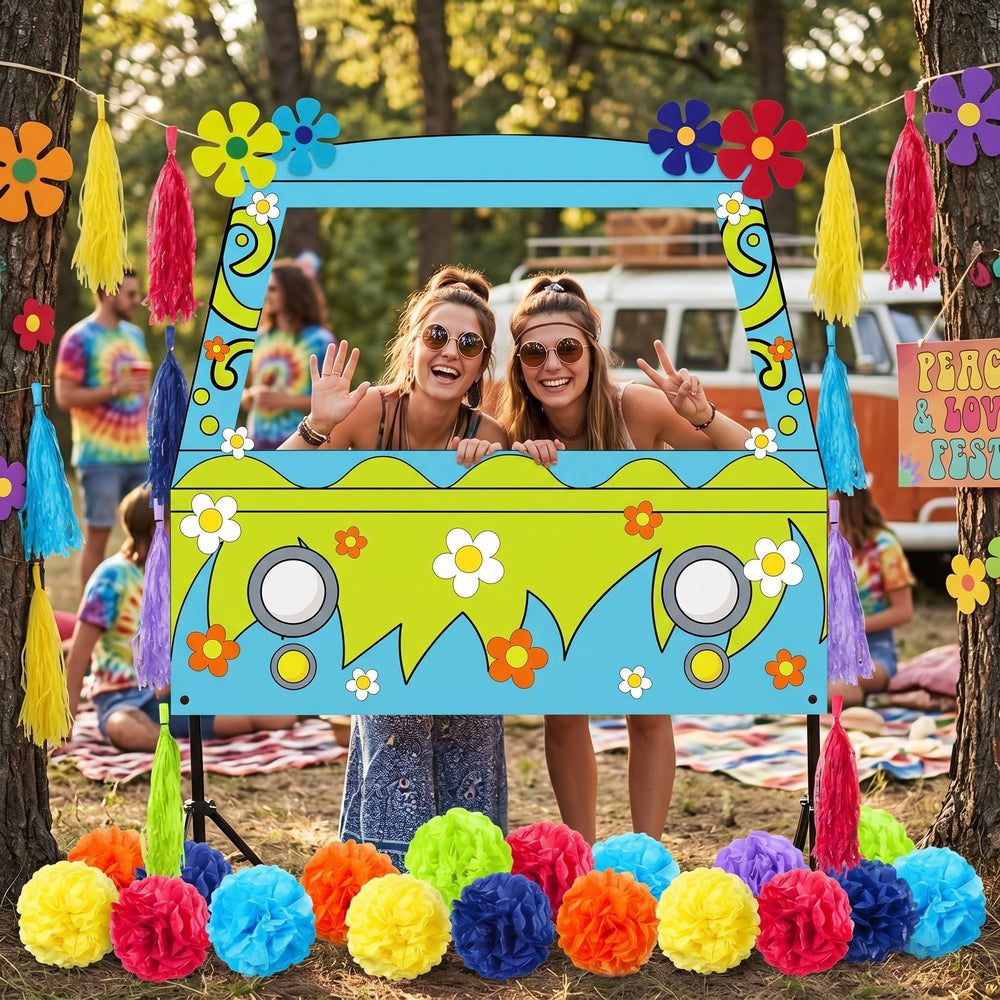 Breling decorated car trunk in use creating an eye-catching trunk-or-treat photo spot
