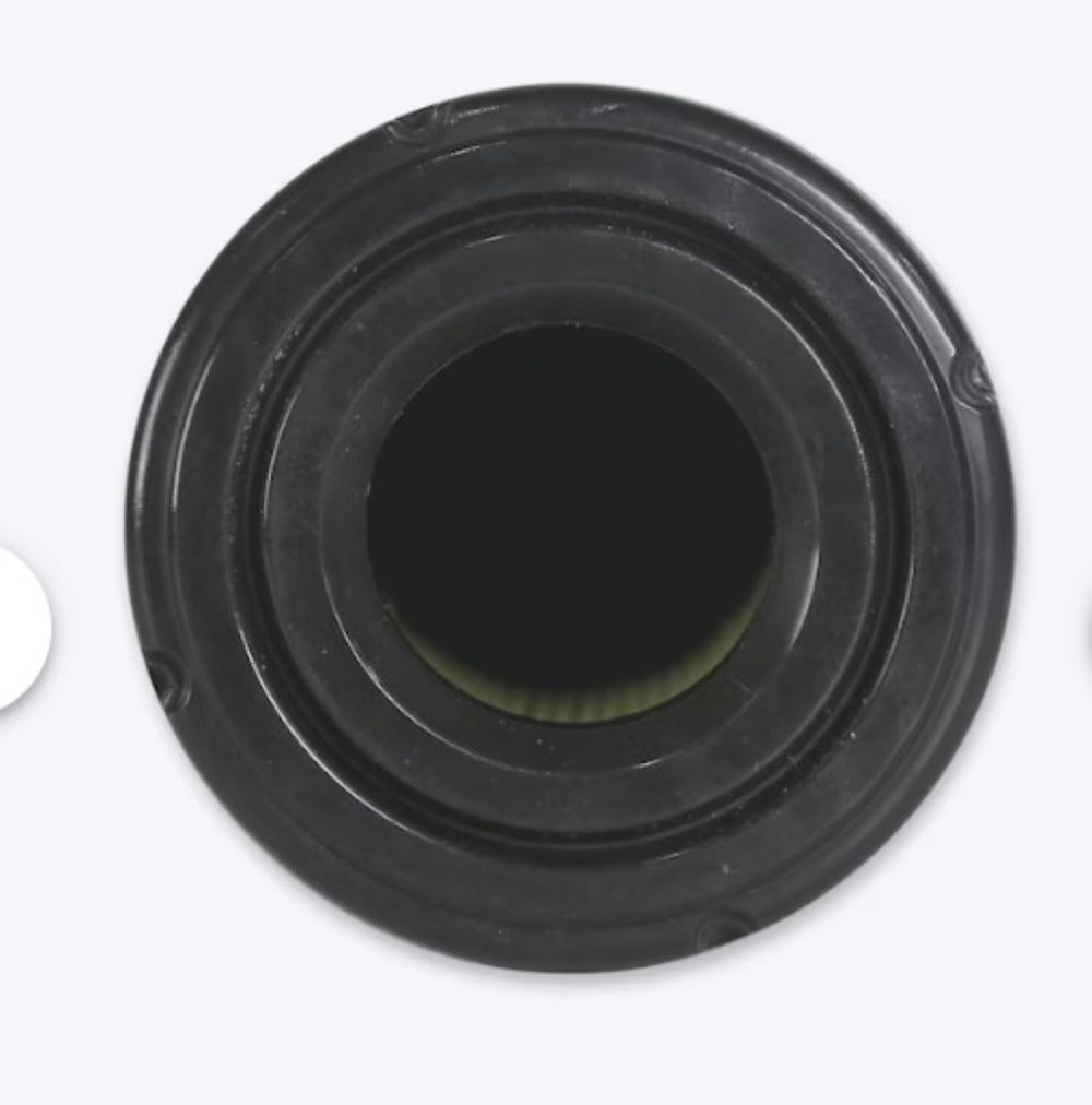 Briggs & Stratton close-up of paper filter element showing precise seal