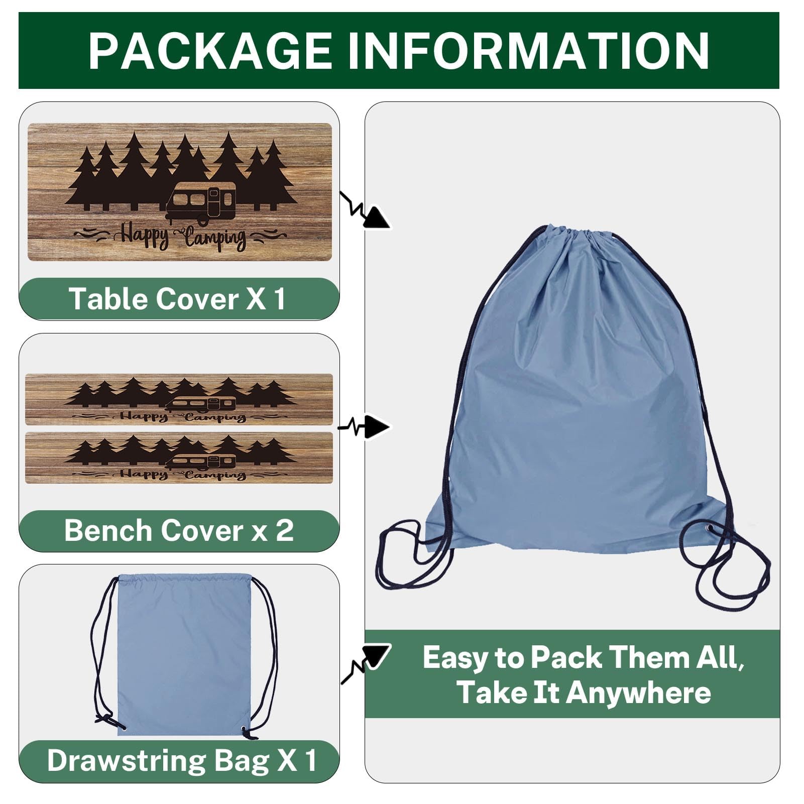 Britown outdoor picnic setting showing clean table and easy setup