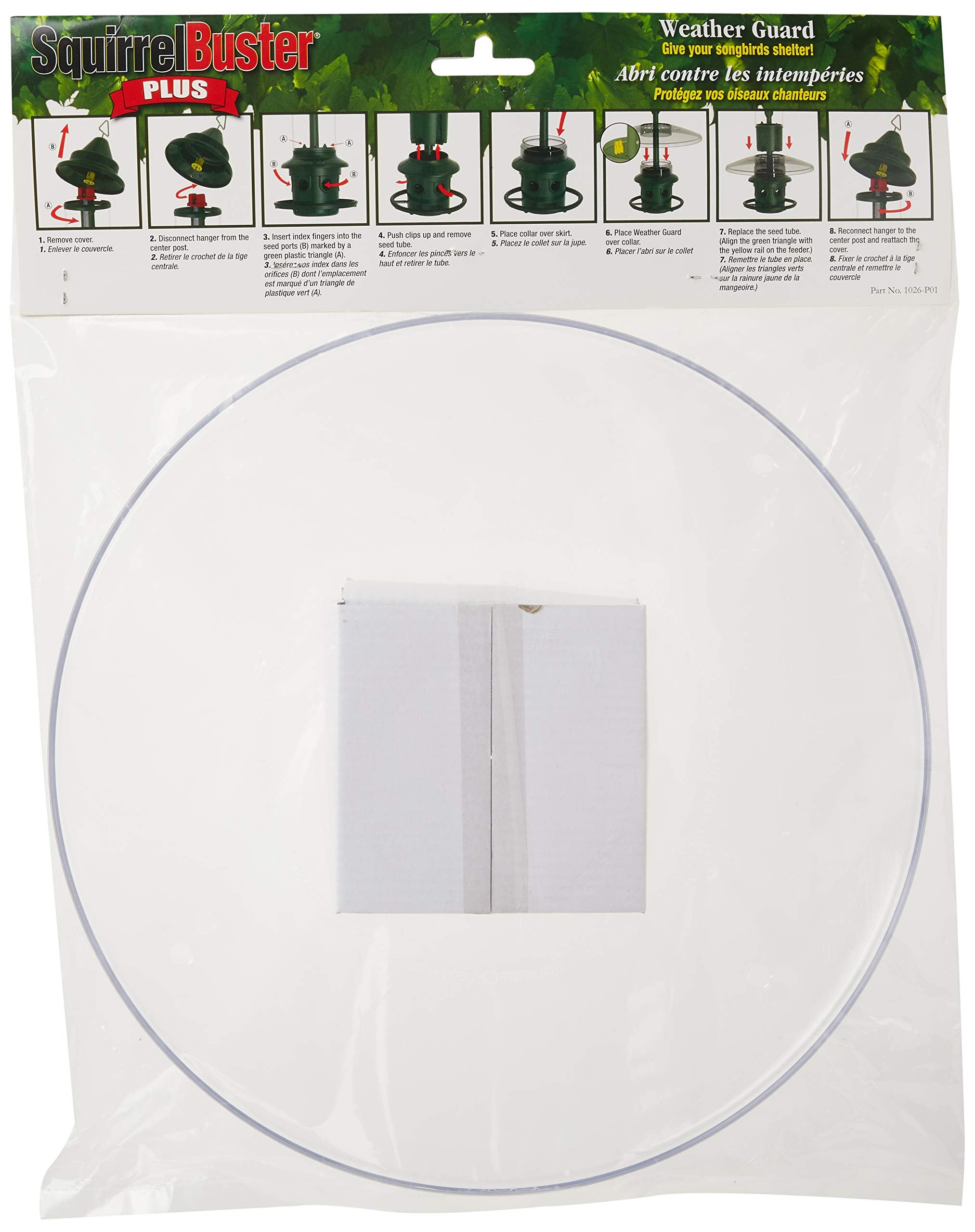 Brome weather guard packaging and components ready for tool-free install